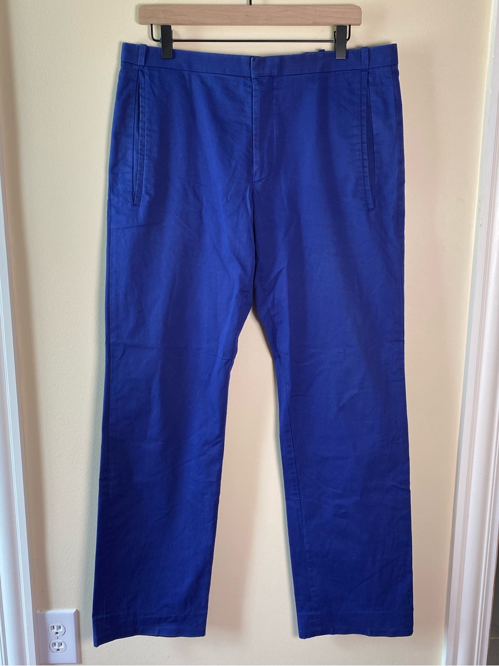 Hugo Boss Red Label Men’s Chino Dress Pants Royal Blue Vintage Size 34R